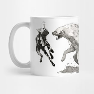 Fierce Hyena Fight Mug